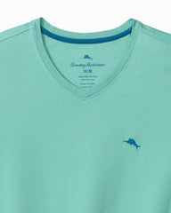 New Bali Skyline V-Neck T-Shirt - Azure Water