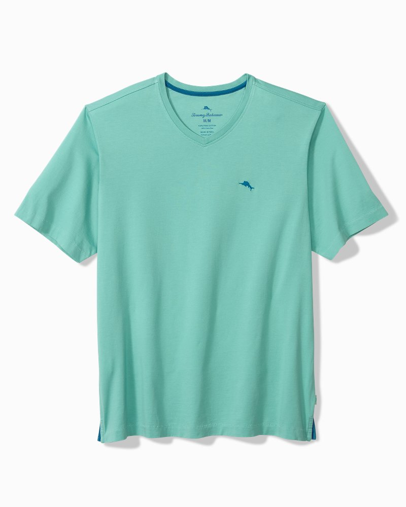 New Bali Skyline V-Neck T-Shirt - Azure Water