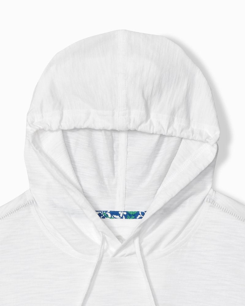 Bali Beach Long-Sleeve Hoodie - White