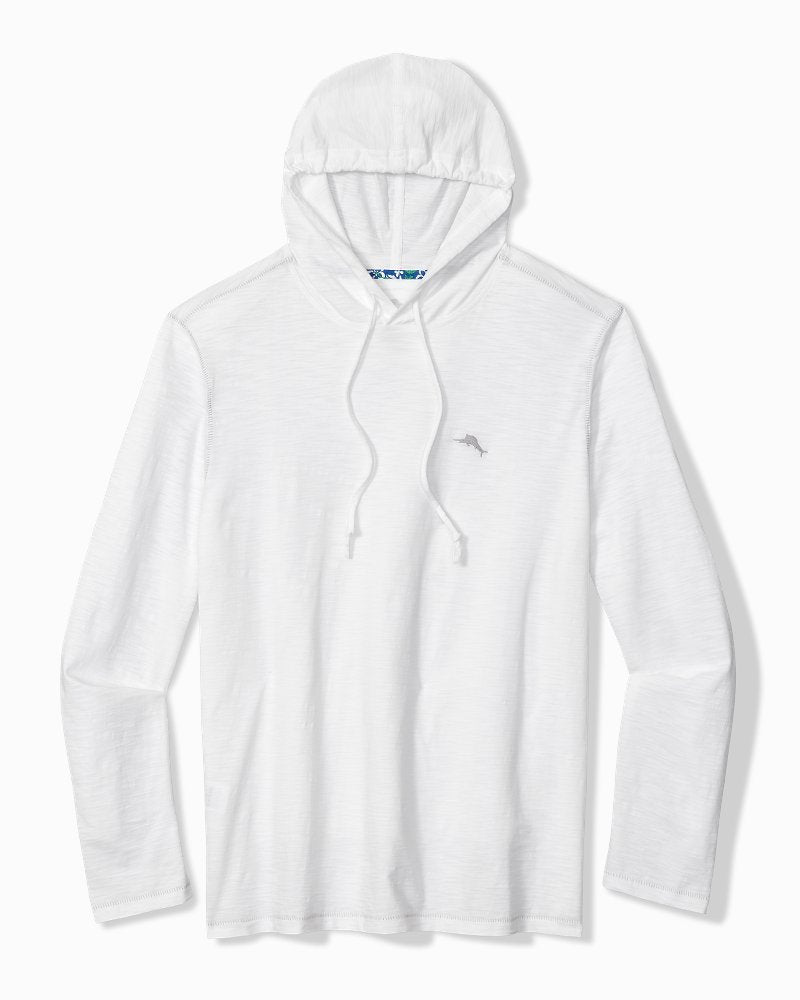 Bali Beach Long-Sleeve Hoodie - White