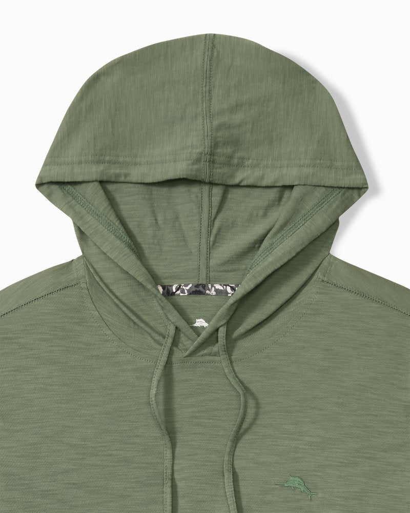 Bali Beach Long-Sleeve Hoodie - Dusty Sage