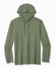 Bali Beach Long-Sleeve Hoodie - Dusty Sage