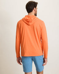 Bali Beach Long-Sleeve Hoodie - Dusty Orange
