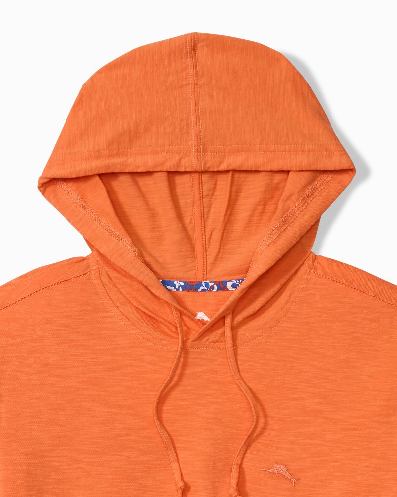 Bali Beach Long-Sleeve Hoodie - Dusty Orange