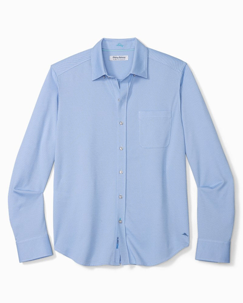 San Lucio Stretch Knit Shirt - Rip Tide