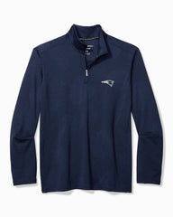 NFL Delray Frond Half-Zip IslandZone Sweatshirt - new_england_patriots