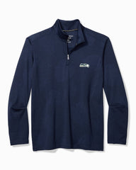 NFL Delray Frond Half-Zip IslandZone Sweatshirt - seattle_seahawks