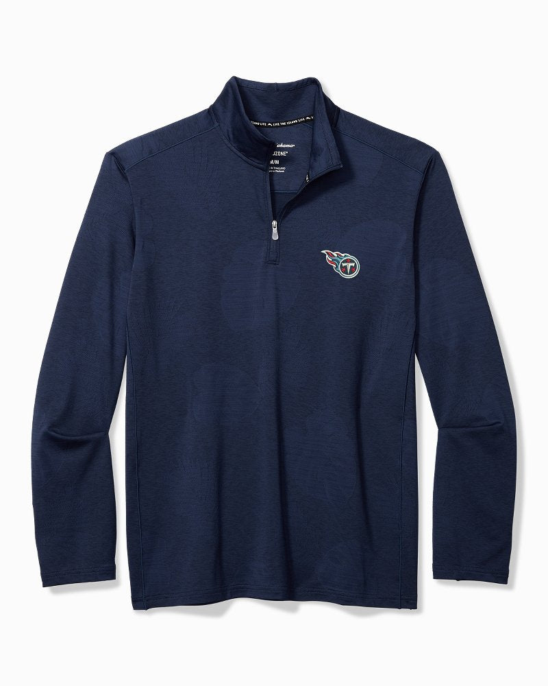 NFL Delray Frond Half-Zip IslandZone Sweatshirt - tennessee_titans