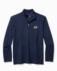 NFL Delray Frond Half-Zip IslandZone Sweatshirt - los_angeles_rams