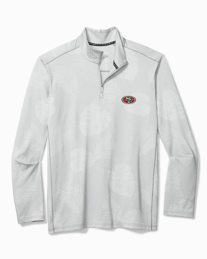 NFL Delray Frond Half-Zip IslandZone Sweatshirt - san_francisco_49ers