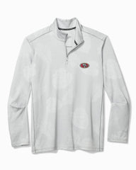 NFL Delray Frond Half-Zip IslandZone Sweatshirt - san_francisco_49ers
