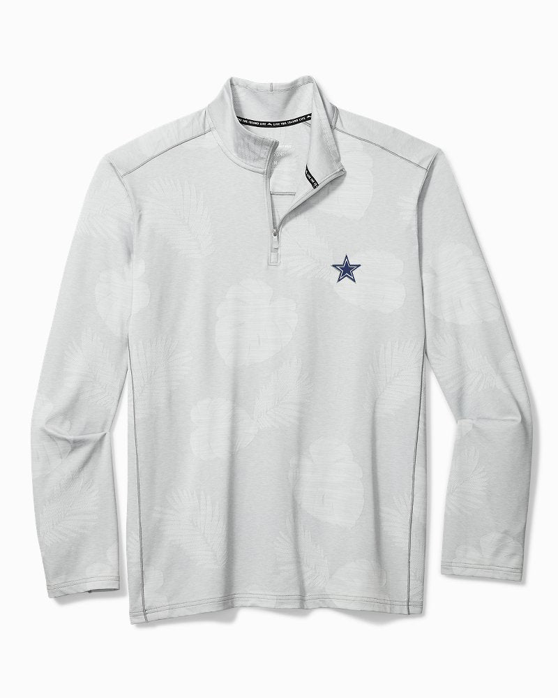 NFL Delray Frond Half-Zip IslandZone Sweatshirt - dallas_cowboys