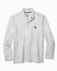 NFL Delray Frond Half-Zip IslandZone Sweatshirt - dallas_cowboys