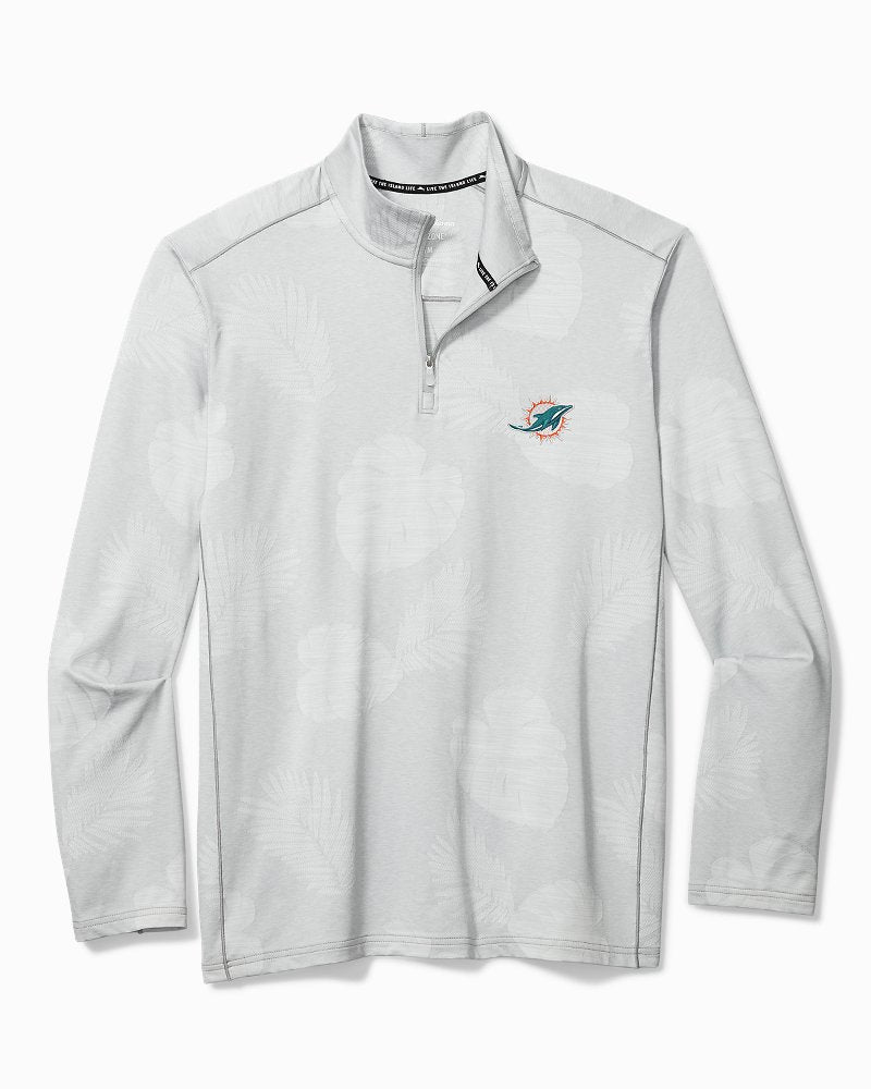 NFL Delray Frond Half-Zip IslandZone Sweatshirt - miami_dolphins