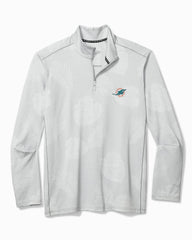 NFL Delray Frond Half-Zip IslandZone Sweatshirt - miami_dolphins