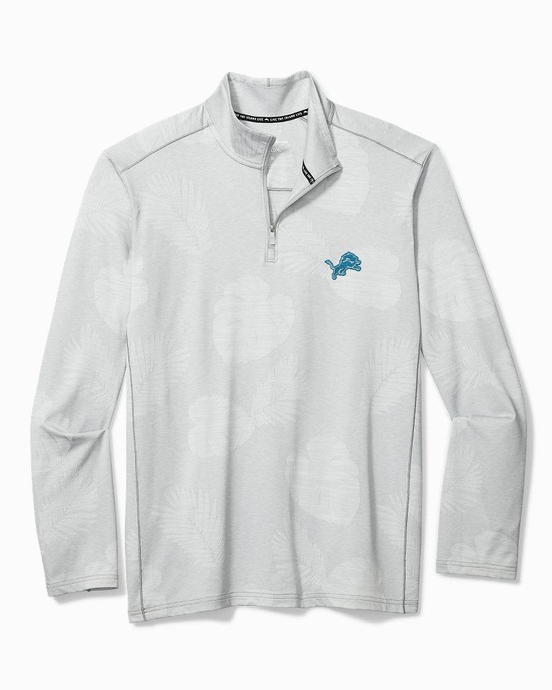 NFL Delray Frond Half-Zip IslandZone Sweatshirt - detroit_lions