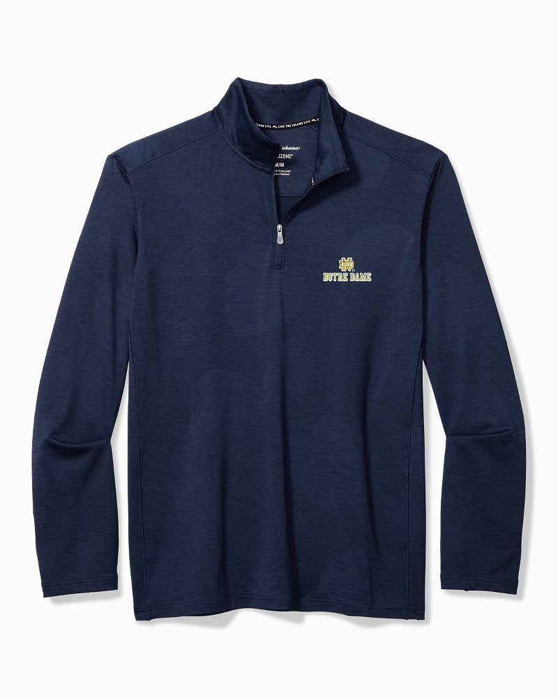 Collegiate Delray Frond Half-Zip IslandZone Sweatshirt - notre_dame