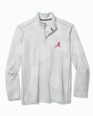 Collegiate Delray Frond Half-Zip IslandZone Sweatshirt - alabama