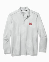Collegiate Delray Frond Half-Zip IslandZone Sweatshirt - nebraska