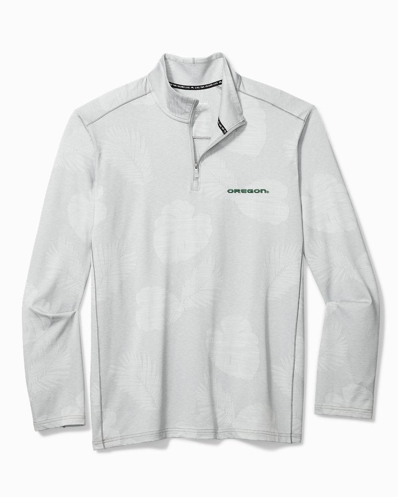 Collegiate Delray Frond Half-Zip IslandZone Sweatshirt - Oregon