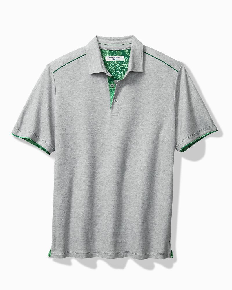 Tailgater 5 O'Clock IslandZone® Polo - Viridian Pine