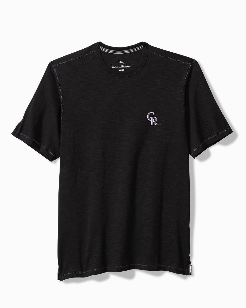 MLB Bali Beach Short-Sleeve Crew Shirt - colorado_rockies