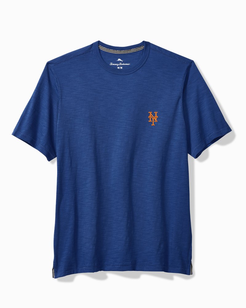 MLB Bali Beach Short-Sleeve Crew Shirt - new_york_mets