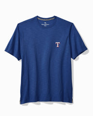 MLB Bali Beach Short-Sleeve Crew Shirt - texas_rangers