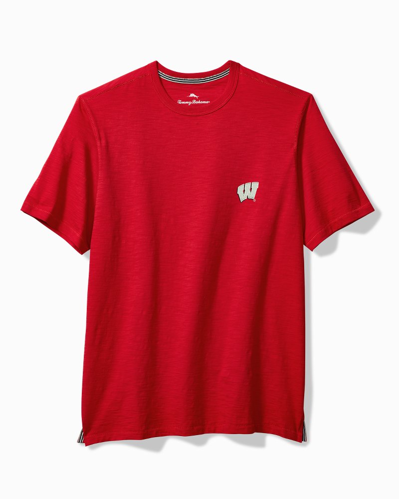 Collegiate Bali Beach Crew T-Shirt - wisconsin