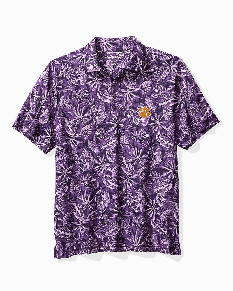 Collegiate Tropical Score IslandZone Polo - Clemson