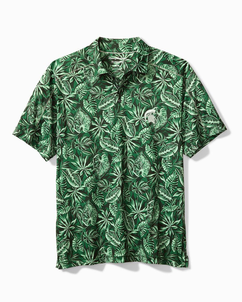 Collegiate Tropical Score IslandZone Polo - michigan_state
