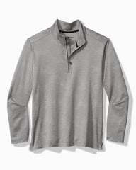 Monstera Fade IslandZone Half-Zip Sweatshirt - Ultimate Gray
