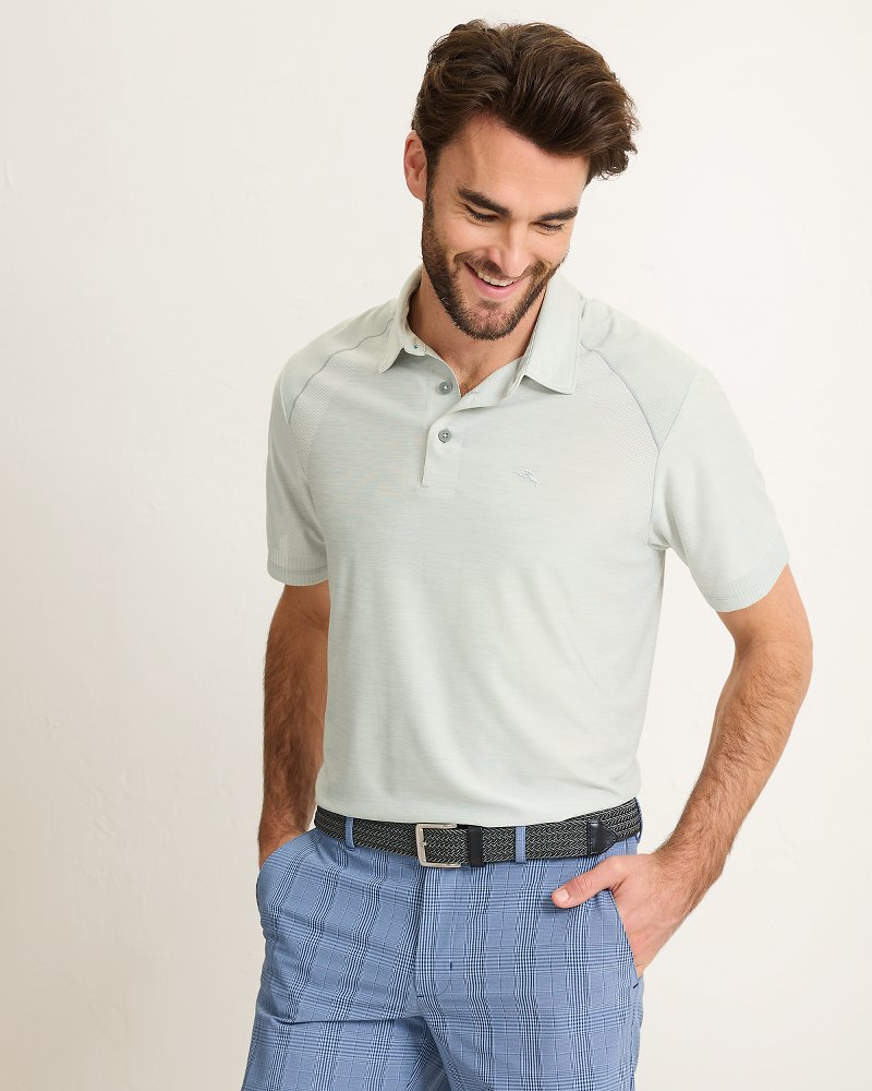 Palm Coast Pro IslandZone Polo - Summer Grey