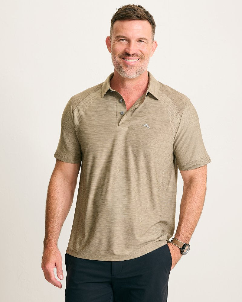 Palm Coast Pro IslandZone Polo - Brindle Taupe