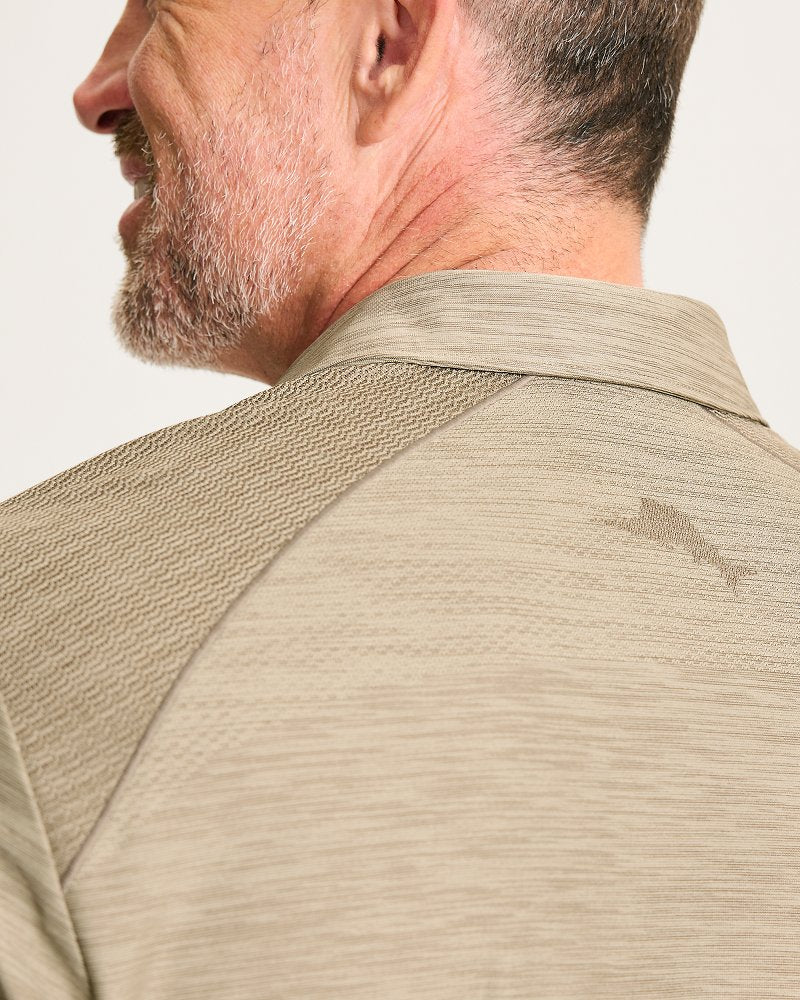 Palm Coast Pro IslandZone Polo - Brindle Taupe