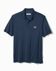 MLB Bay Stripe IslandZone Polo - toronto_blue_jays
