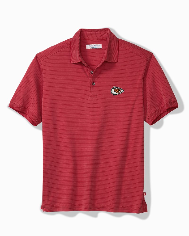 NFL Bay Stripe IslandZone Polo - kansas_city_chiefs