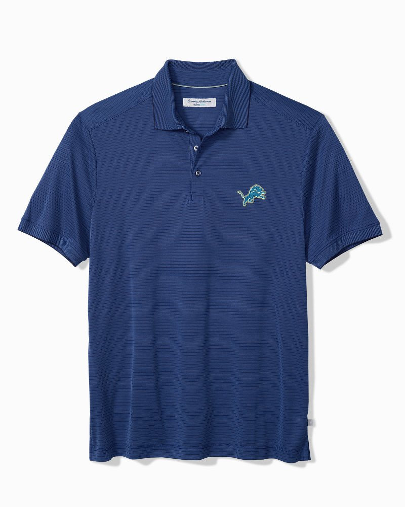NFL Bay Stripe IslandZone Polo - detroit_lions