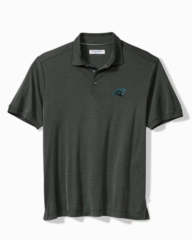 NFL Bay Stripe IslandZone Polo - carolina_panthers