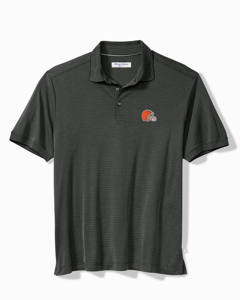 NFL Bay Stripe IslandZone Polo - cleveland_browns
