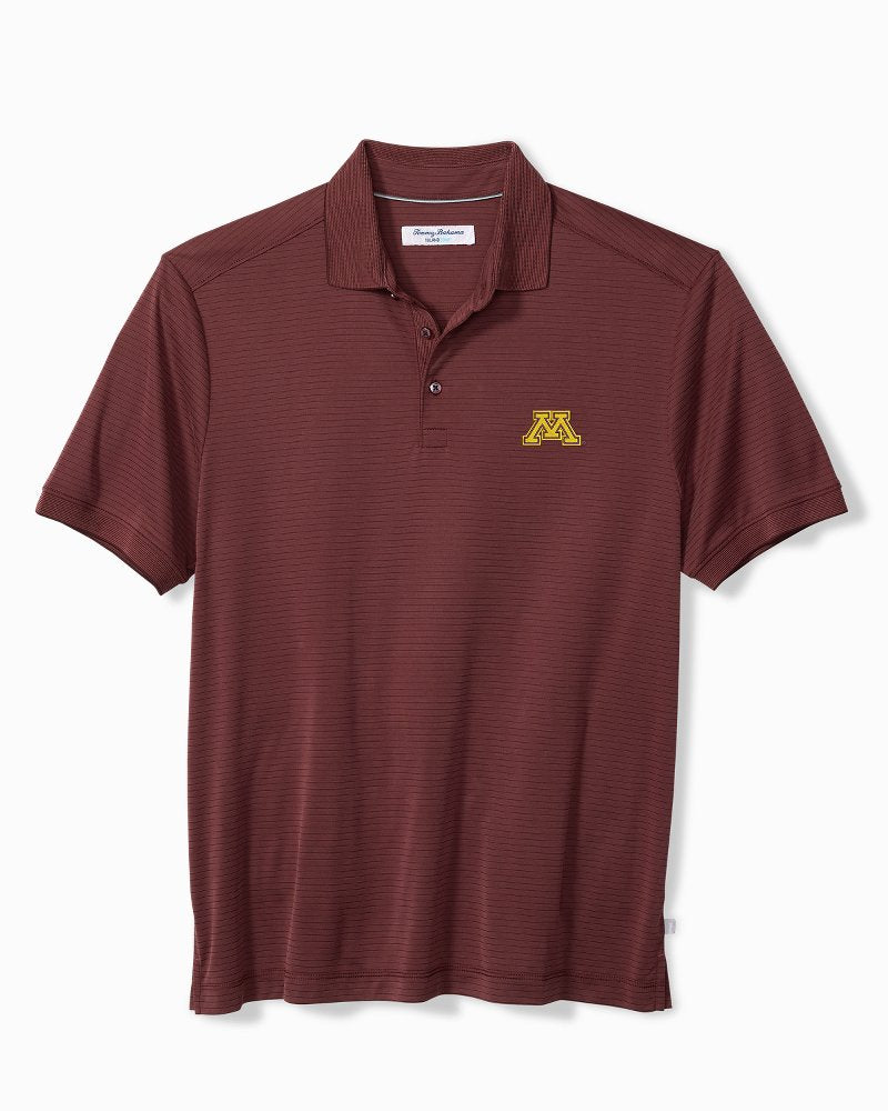 Collegiate Bay Stripe IslandZone Polo - Minnesota