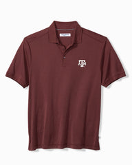 Collegiate Bay Stripe IslandZone Polo - texas_a&m