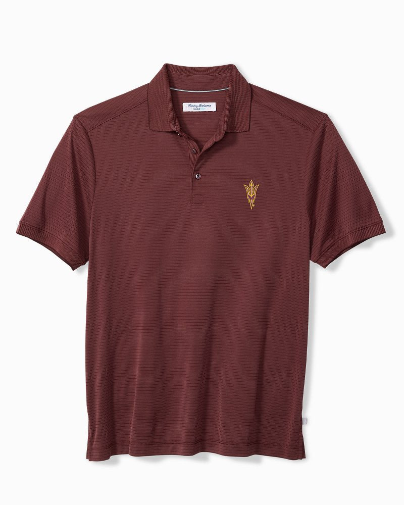 Collegiate Bay Stripe IslandZone Polo - arizona_state
