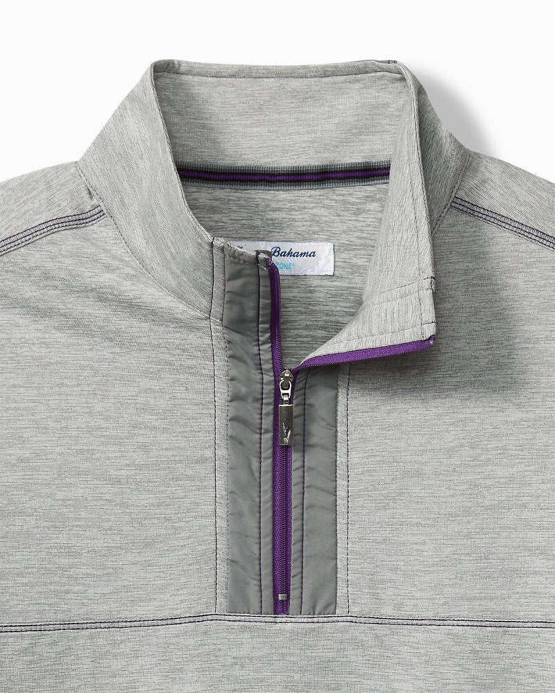 High Score Half-Zip IslandZone Sweatshirt - Deep Grape