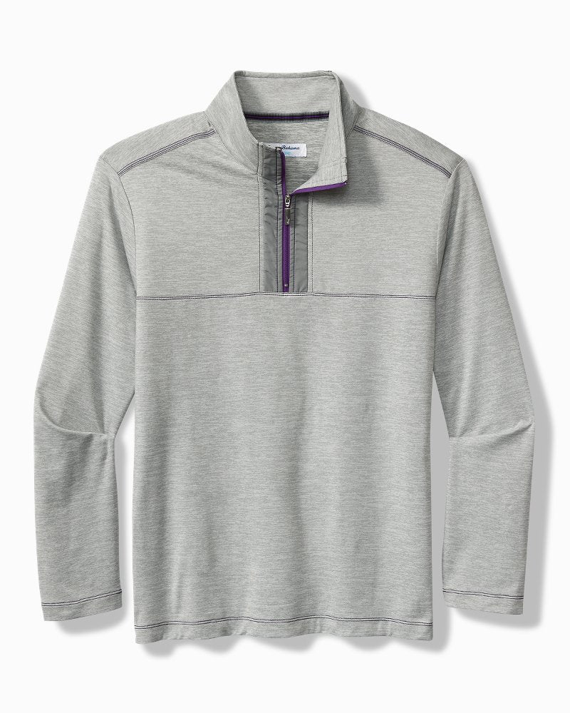 High Score Half-Zip IslandZone Sweatshirt - Deep Grape
