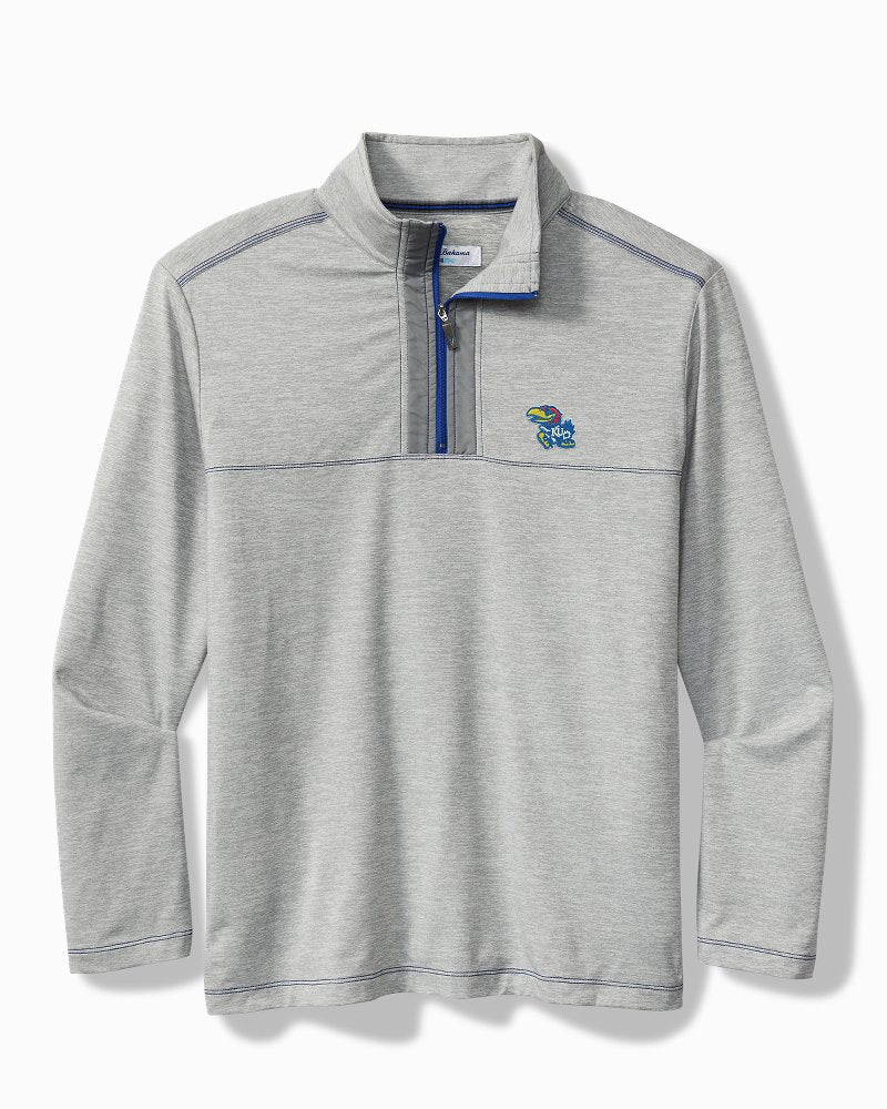 Collegiate High Score Half-Zip IslandZone Sweatshirt - Kansas