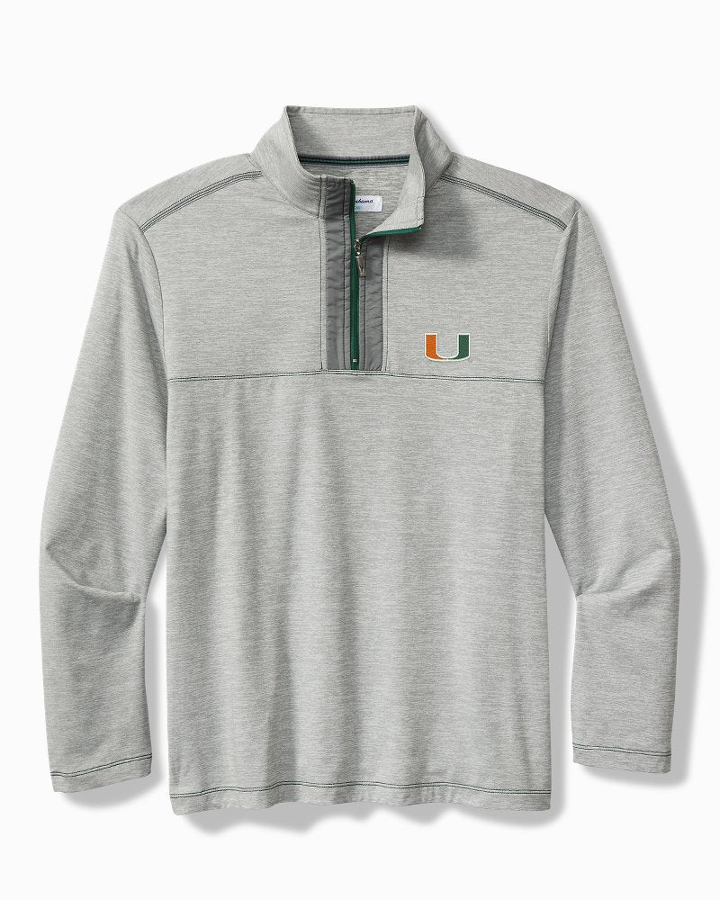 Collegiate High Score Half-Zip IslandZone Sweatshirt - Miami