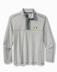 Collegiate High Score Half-Zip IslandZone Sweatshirt - Miami
