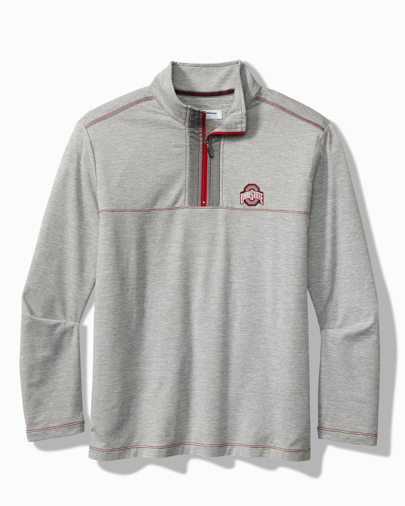 Collegiate High Score Half-Zip IslandZone Sweatshirt - Ohio Statered B