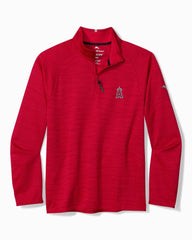 MLB Palm Pro Half-Zip IslandZone Sweatshirt - los_angeles_angels